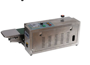 Máy tính để bàn Nitơ khí đỏ bừng nhiệt liên tục mực rắn mã hóa ban nhạc túi nhựa Pouch ngày in niêm phong niêm phong máy - Product Image 3