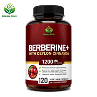 Capsules de berbérine HCl végétaliennes en marque privée OEM