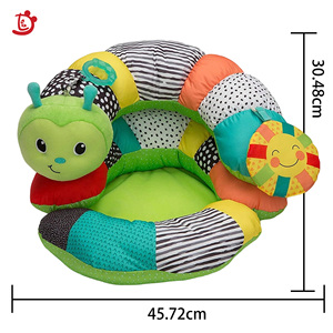 Cojín de Peluche Personalizado con Forma de Gusano Maomao, Relleno de Algodón PP, Cabeza de Animal Adorable, Desmontable - Product Image 1