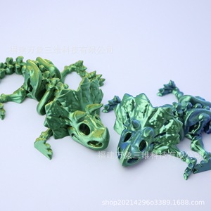 Figuras de Dragón Impresas en 3D, Esqueletos de Dinosaurio Triceratops, Modelos de Animales, Juguetes al por Mayor, Materiales Ecológicos - Product Image 4