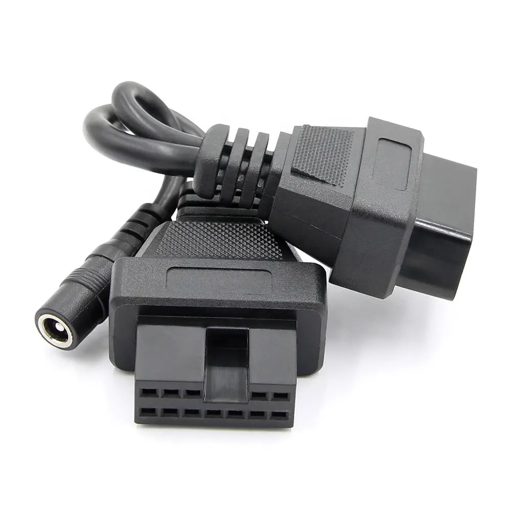 Hot Selling Products obdii obd2 connector Compatible for Mitsubishi 12Pin to 16Pin OBD Adapter Cable