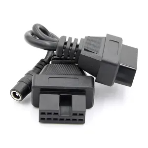 热销产品obdii obd2连接器兼容三菱12Pin至16Pin OBD适配器电缆