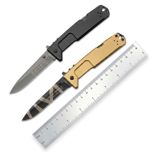 Couteau de poche personnalisable ER NEMESIS, qualité OEM, lame pliante en acier à haute teneur en carbone ultra-affûtée, manche en aluminium, 20 cm, garantie 1 an - Product Image 6