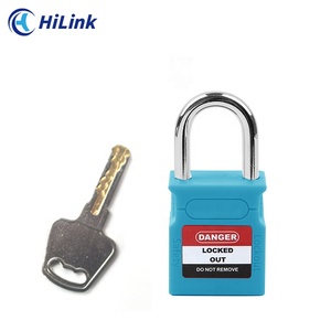 HiLink, nuevo <span class=keywords><strong>candado</strong></span> de bloqueo de seguridad <span class=keywords><strong>azul</strong></span> con forma de jarrón, grillete de acero de 25mm con llave maestra, cerraduras al por mayor, diseño del cuerpo - Product Image 3
