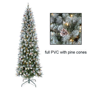 Arbre de Noël artificiel en PVC Flocage de l'arbre de Noël Maison Neige Arbre de Noël avec des cadeaux de Noël - Product Image 3