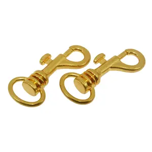 20mm snap hooks bag metals manufacturing custom sublimation metal key rings snap hook buckle for dog collar