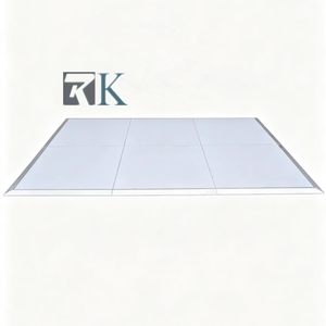 Anti Slip Events White Color Dance Floor with <b>Platform</b> and Aluminum Edges - Product Image 1