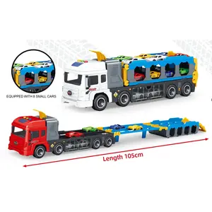 Som e luz inércia veículo modelo carro escavadeira guindaste misturador caminhão para crianças fricção carro brinquedos crianças crianças