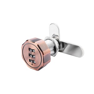 현대적인 디자인 열쇠가없는 암호 서랍 잠금 이중 개방 캐비닛 도어 스윙 잠금 사무실 혀 잠금 코어 19mm 호텔 - Product Image 3
