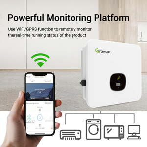 <span class=keywords><strong>Inversor</strong></span> <span class=keywords><strong>Solar</strong></span> Trifásico Growatt de 10kw 12kw 15kw Conectado a la Red con Doble Mppt para Uso Doméstico - Product Image 4