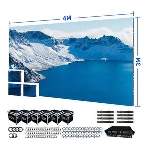 P3.91LED डिस्प्ले इनडोर और आउटडोर पूर्ण रंग पारदर्शी स्क्रीन कॉन्फ्रेंस रूम होटल स्टेज