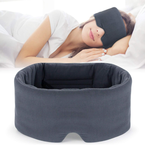 Aofit Bandeau de sommeil de luxe respirant, bandeau confortable, masque de sommeil, masque pour les yeux en coton - Product Image 2
