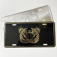 Targa targa auto in rilievo personalizzata in alluminio personalizzato
