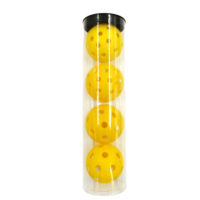 Logo personnalisé Nouvelle arrivée Balles de squash sans couture pour la compétition et l'entraînement Pickleball 40 trous d'extérieur avec noyau en nid d'abeille