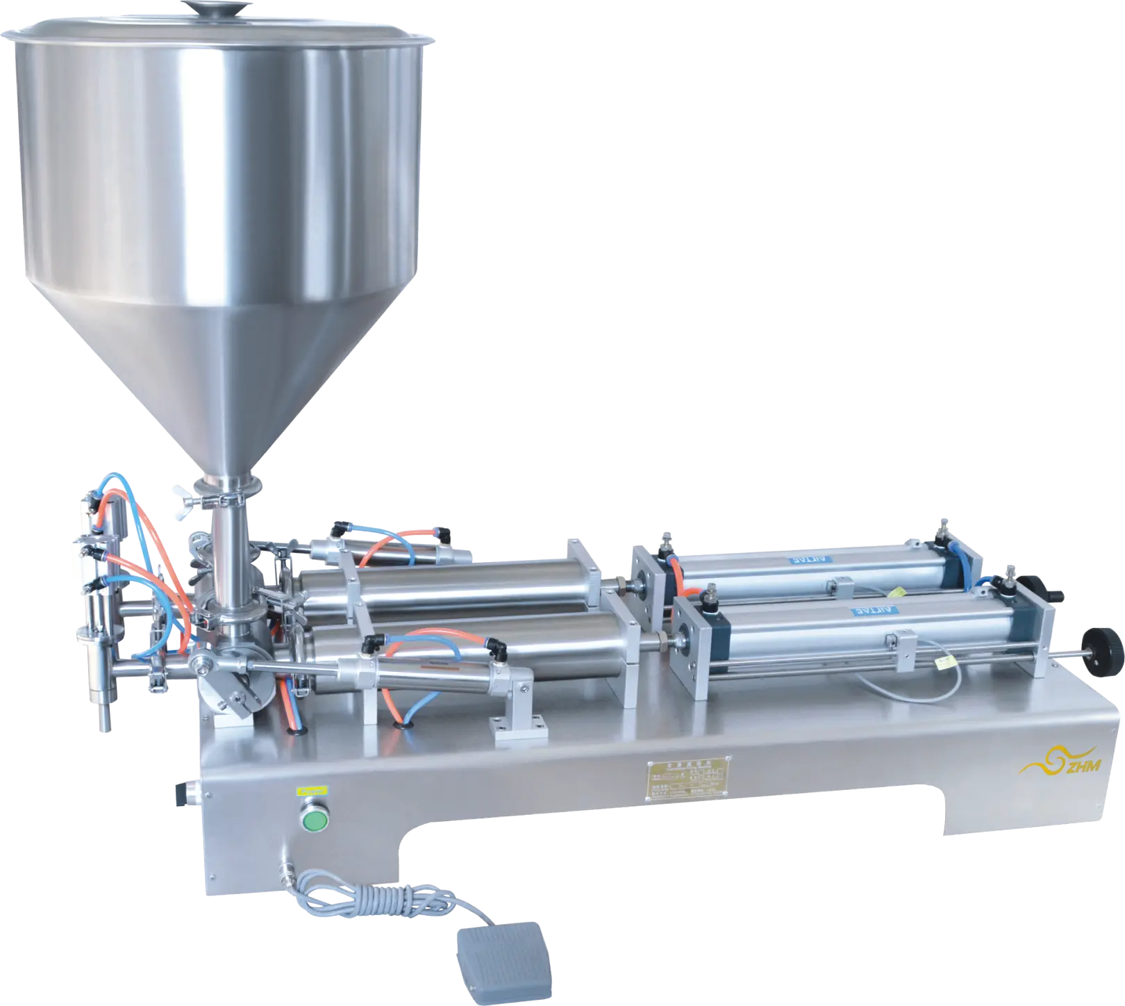 अर्ध स्वचालित आइसक्रीम पानी का रस सॉस नरम पेय टमाटर पेस्ट भरने वाली मशीन