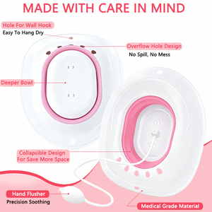 Nouveau design médical, <span class=keywords><strong>siège</strong></span> <span class=keywords><strong>de</strong></span> <span class=keywords><strong>toilette</strong></span> pliable <span class=keywords><strong>pour</strong></span> le traitement des hémorroïdes péri-anales, <span class=keywords><strong>pour</strong></span> usage domestique, <span class=keywords><strong>bain</strong></span> <span class=keywords><strong>de</strong></span> <span class=keywords><strong>siège</strong></span> post-partum - Product Image 4