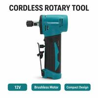 Meuleuse droite sans fil rechargeable 12V Type-T, sans balais, compacte, industrielle, pour bricolage, gravure, polissage, découpe et ponçage