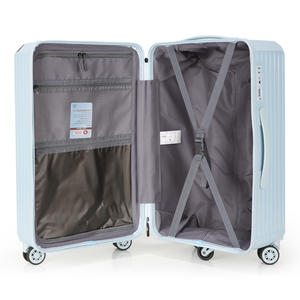 4 pezzi di plastica Sport Sport <span class=keywords><strong>borse</strong></span> da viaggio cosmetici valigia Trolley con 14 pollici cassa d'imbarco leggero/policarbonato - Product Image 5