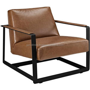 Chaise en cuir et fer, haute qualité, meilleure vente - Product Image 2