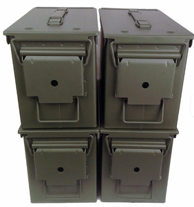 Thùng đạn kim loại màu xanh ô liu đen M19A1 M2A1 PA60 PA108 PA120 M548 cỡ 30 CAL - Product Image 2