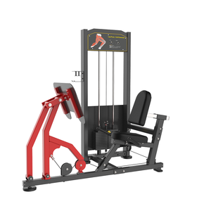 Équipement de musculation de gymnastique commerciale Pile de poids 100kg Machine d'exercice de sélection chargée par broche <span class=keywords><strong>Presse</strong></span> <span class=keywords><strong>horizontale</strong></span> assise - Product Image 1