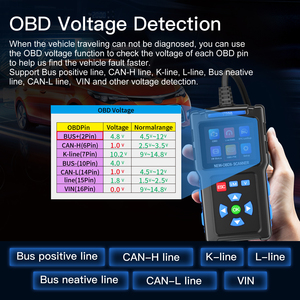 เครื่องมือสแกน OBD2 T200 Jdiag 12V รหัสเครื่องยนต์รถเครื่องทดสอบแบตเตอรี่ขนาด2.4 "LCD อุปกรณ์ T200ความผิดปกติของรถยนต์แบบสากล Co - Product Image 1