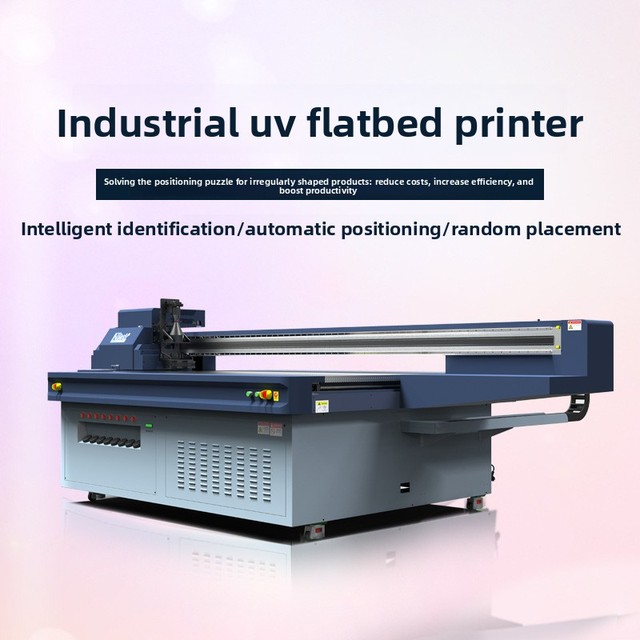 New Industrial Grade CCD Visual Positioning UV Ethernet UV Printer Source Factory Metal Badge Commemorative Coin High Precision
