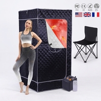 Machine de thérapie à la vapeur chaude pliable professionnelle pour la maison, sauna mobile portable intérieur
