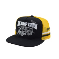 Topi Trucker Jaring Berpinggiran Datar Custom, Bordir Personal, Snapback untuk Pria