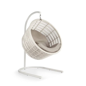 Standing Egg <strong>Chair</strong> Swing Pillow Black Hanging <strong>Chairs</strong> <strong>White</strong> Mushroom Single Patio Swings Balcony Ceiling <strong>Rocking</strong> Cushion - Product Image 6