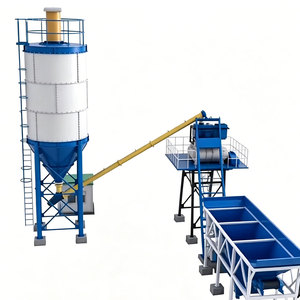 Centrale à béton fixe de marque SCHWELL avec mélangeur JS500, équipement de dosage PLD1200, silo de 80/100 tonnes, faible coût, à vendre - Product Image 6