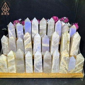 Torres de Piedra Lunar Azul al por Mayor, Piedras Curativas Pulimentadas, Varitas de Piedra Lunar en Venta - Product Image 2