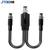 Connecteur de câble étanche M12 mâle à femelle séparateur en Y