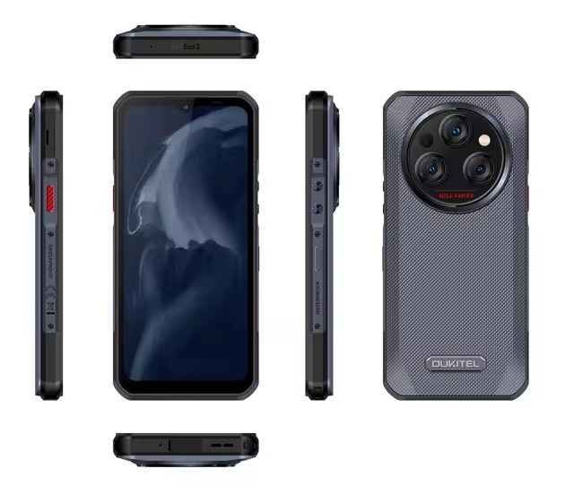 Oukitel WP35S 4G Rugged Smartphone 6.6" 2.4K 11000 MAh 24GB+256GB Mobile Phone Android 14 48 MP NFC Cell Phone
