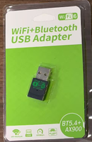 PIX-LINK Harga Grosir Wifi6 BT5.4 AX900 Dual Band USB Wifi Adapter Tanpa Driver Adaptor Jaringan Nirkabel untuk PC Desktop