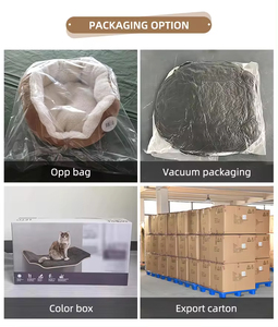 สินค้าขายส่งสำหรับสัตว์เลี้ยง เตียงนอนสัตว์เลี้ยงขนนุ่มกันลื่น พับได้ บ้านแมวพร้อมที่ข่วนเล็บ สำหรับใช้ภายในบ้าน - Product Image 6