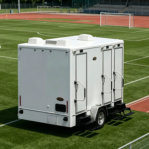 Salle de bain mobile portable moderne personnalisable <span class=keywords><strong>Porta</strong></span> Potty Toilettes avec remorque Toilettes écologiques prêtes à l'emploi pour la cuisine en plein air - Product Image 1