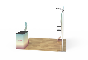 Thiết kế mới nước mùa thu TV Kệ hiển thị đứng xách tay 10x10ft triển lãm thương mại Booth - Product Image 6