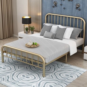 Kainice Modern Bedroom Furniture Set Contemporary Metal <strong>Bedframe</strong> for Living Room Hotel School Apartment or Hospital Use - Product Image 1