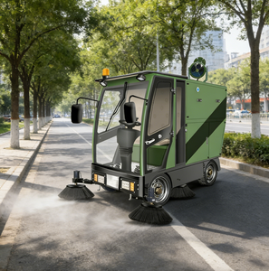 Balayeuse autoportée, Balayeuse à canon à brouillard haute pression, Moteur haute puissance 3000W, Batterie longue durée, Nettoyage de grandes surfaces - Product Image 2