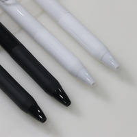 Stylos gel rétractables bleus de vente chaude pour l'impression de logo personnalisé de bureau et d'école sur l'écriture lisse en plastique pour les commandes en gros