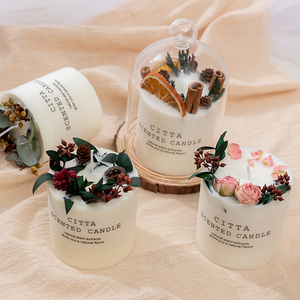 Bán buôn 100% tự nhiên đậu nành nến thơm nến với nắp - Product Image 3