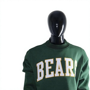 เสื้อฮู้ด BEARS HUNTER สีเขียว สำหรับผู้ชาย ผ้าฝ้าย 100% ปักลายสีขาว ระบายอากาศได้ดี แห้งเร็ว สไตล์สตรีทแฟชั่น - Product Image 2