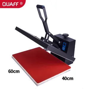 QUAFF heat press machines 40*60 cm 16*24 inch factory price manual sublimation printing machine for custom logo in T shirt