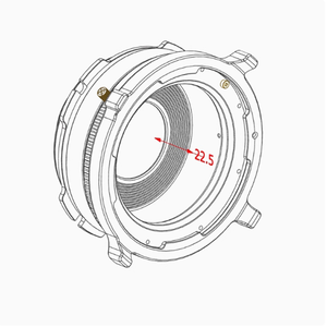 Adaptateur d'objectif de caméra XPIMAGE Extender 1.4X compatible avec le cinéma plein cadre ARRI S35 PL vers LPL - Product Image 5