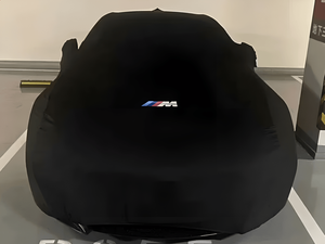 Housse de <span class=keywords><strong>voiture</strong></span> sur mesure pour BMW E34 Série 5, berline de luxe de l'<span class=keywords><strong>ancienne</strong></span> école, tissu élastique en velours doux, protection intégrale contre les intempéries - Product Image 2