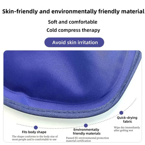 Enveloppe de gel réutilisable en nylon pour le genou, pour soulager la douleur, la thérapie et la rééducation - Product Image 6