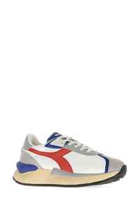 Diadora MERCURY รองเท้าผ้าใบหลากสีสำหรับทุกเพศพร้อมรายละเอียดสีแดงและสีเทา - Product Image 2