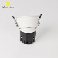 Plafonnier LED COB en aluminium haute luminosité 10W 12W, découpe 75mm, RA90, spots de plafond modernes pour intérieur commercial