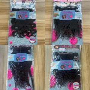 Lots de <span class=keywords><strong>cheveux</strong></span> brésiliens en gros avec fermeture, ensemble de <span class=keywords><strong>cheveux</strong></span> pas cher, fermeture en dentelle 4x4 avec 5 lots d'extensions de <span class=keywords><strong>cheveux</strong></span> humains - Product Image 2